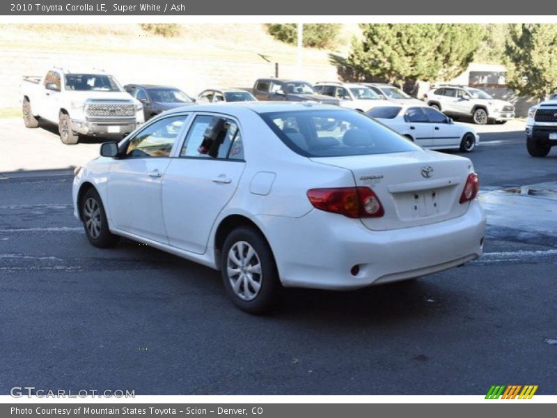 Super White / Ash 2010 Toyota Corolla LE