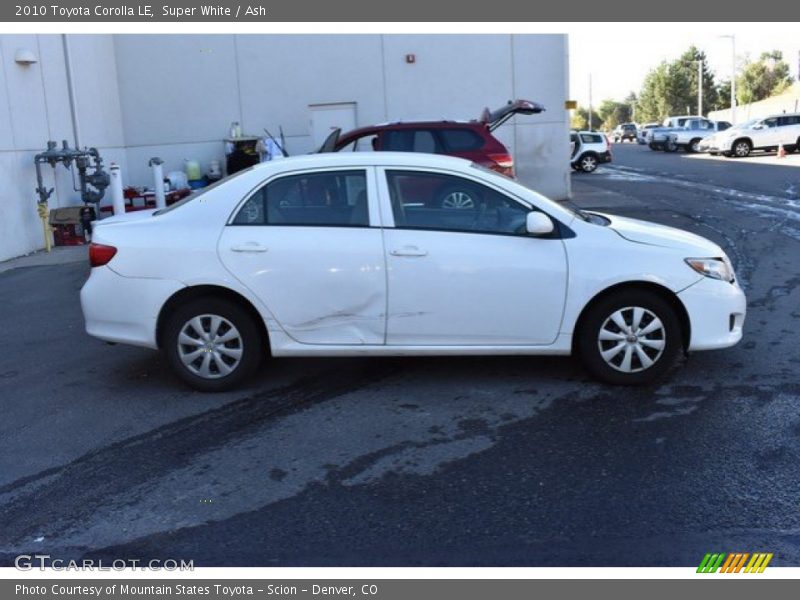 Super White / Ash 2010 Toyota Corolla LE