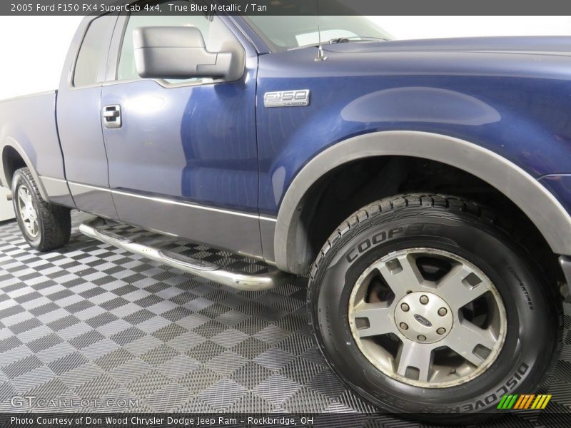True Blue Metallic / Tan 2005 Ford F150 FX4 SuperCab 4x4