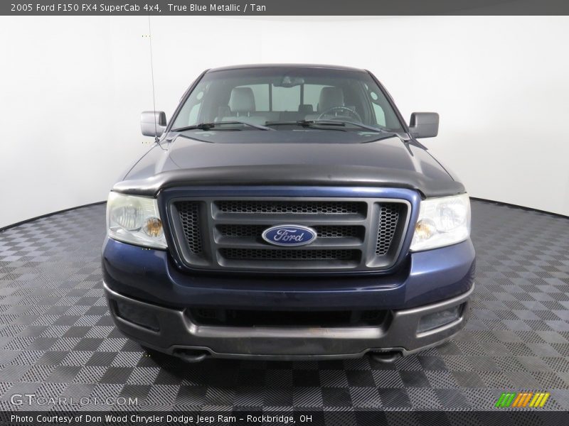 True Blue Metallic / Tan 2005 Ford F150 FX4 SuperCab 4x4