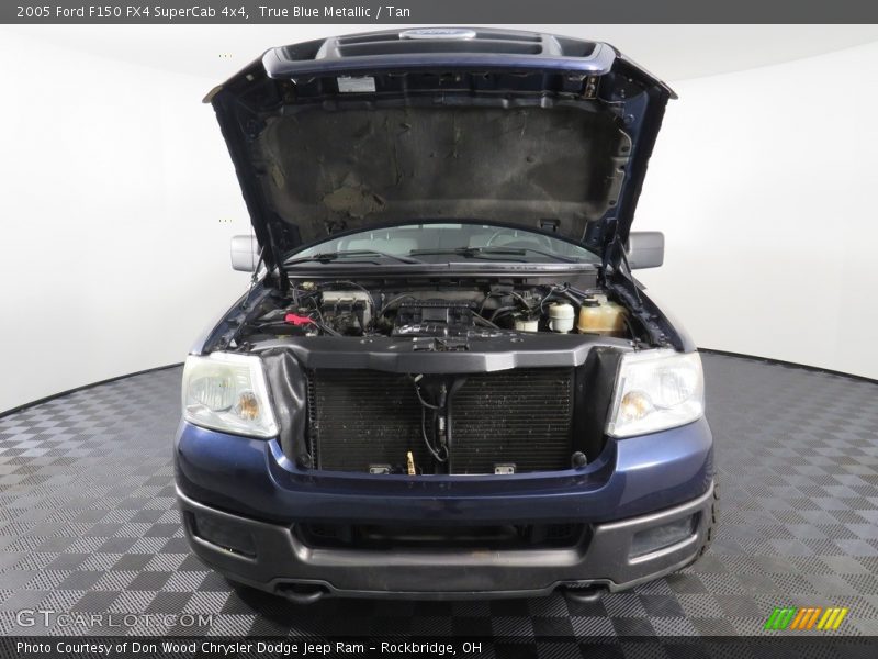 True Blue Metallic / Tan 2005 Ford F150 FX4 SuperCab 4x4