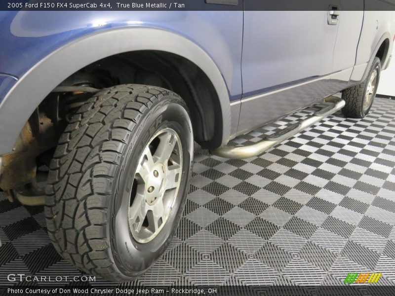 True Blue Metallic / Tan 2005 Ford F150 FX4 SuperCab 4x4