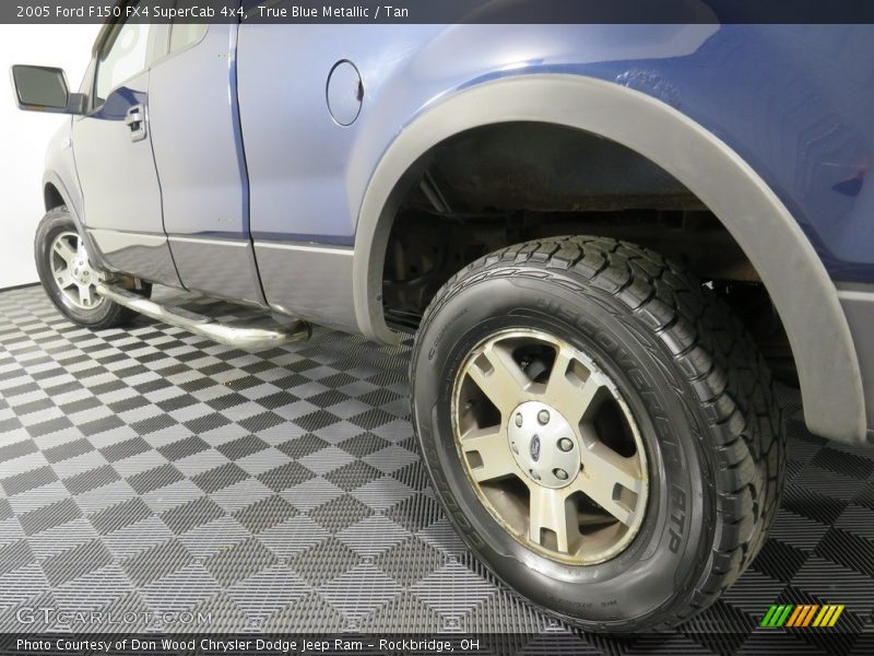 True Blue Metallic / Tan 2005 Ford F150 FX4 SuperCab 4x4