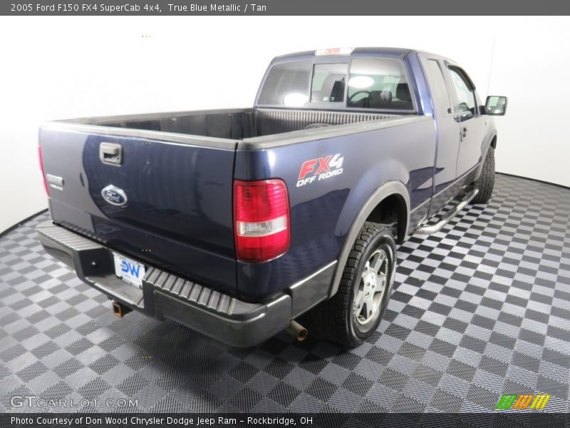 True Blue Metallic / Tan 2005 Ford F150 FX4 SuperCab 4x4