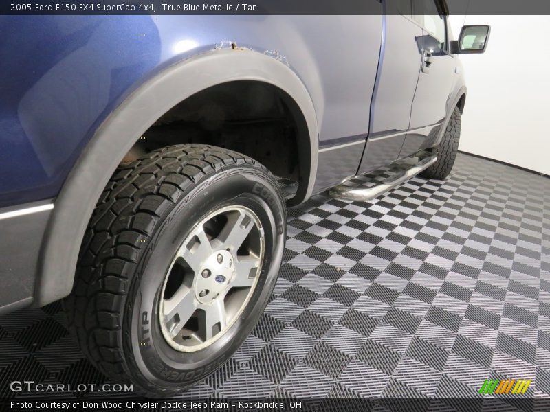 True Blue Metallic / Tan 2005 Ford F150 FX4 SuperCab 4x4