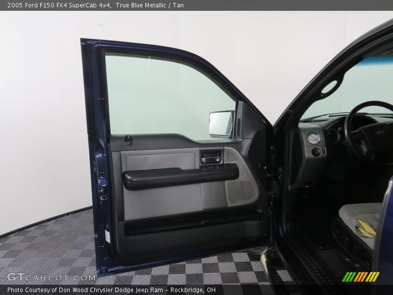 True Blue Metallic / Tan 2005 Ford F150 FX4 SuperCab 4x4