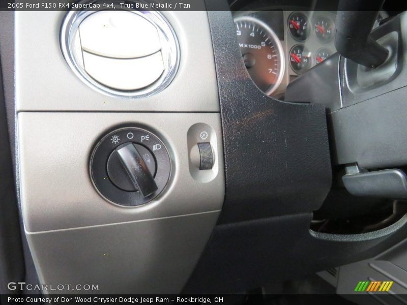 True Blue Metallic / Tan 2005 Ford F150 FX4 SuperCab 4x4