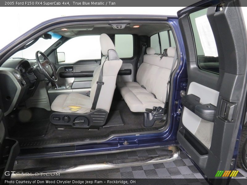 True Blue Metallic / Tan 2005 Ford F150 FX4 SuperCab 4x4