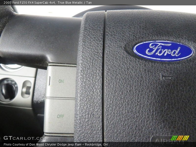 True Blue Metallic / Tan 2005 Ford F150 FX4 SuperCab 4x4