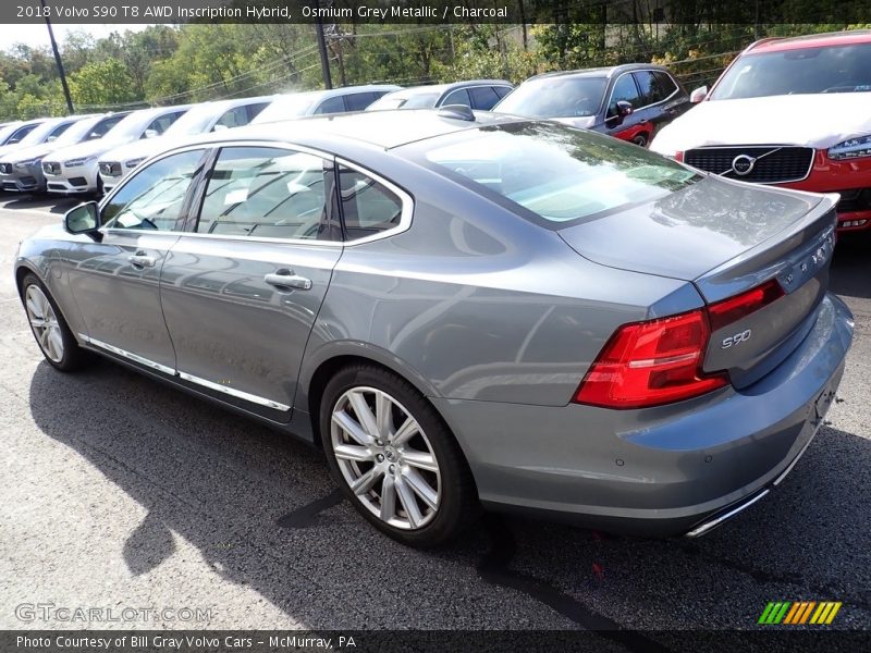 Osmium Grey Metallic / Charcoal 2018 Volvo S90 T8 AWD Inscription Hybrid
