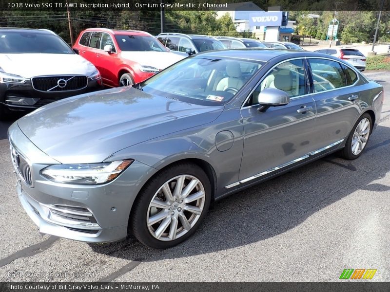 Osmium Grey Metallic / Charcoal 2018 Volvo S90 T8 AWD Inscription Hybrid