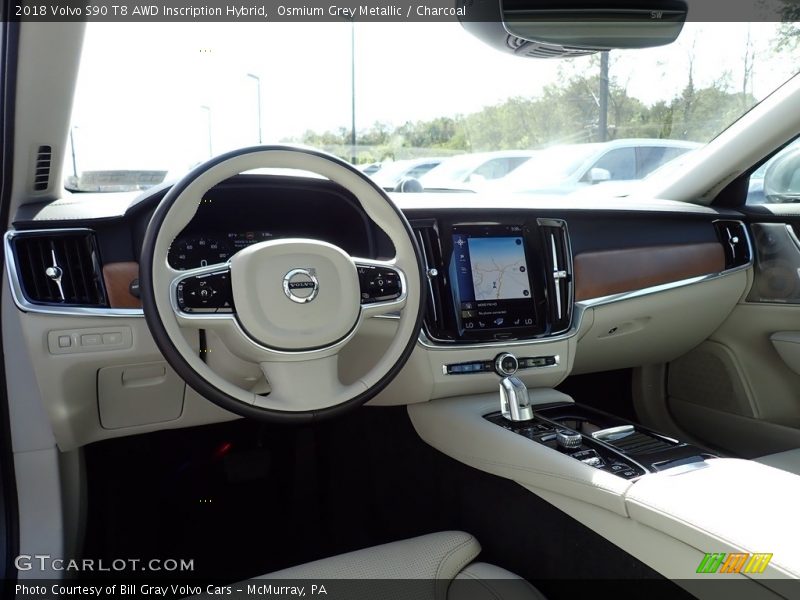 Osmium Grey Metallic / Charcoal 2018 Volvo S90 T8 AWD Inscription Hybrid
