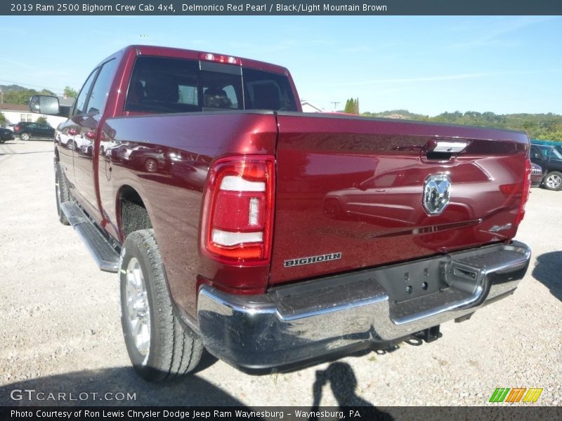 Delmonico Red Pearl / Black/Light Mountain Brown 2019 Ram 2500 Bighorn Crew Cab 4x4