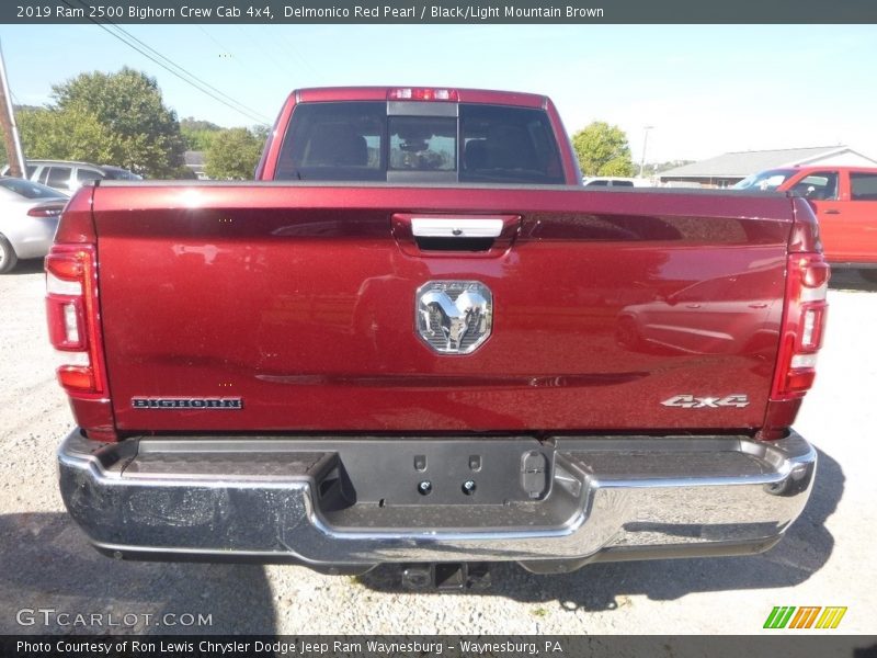 Delmonico Red Pearl / Black/Light Mountain Brown 2019 Ram 2500 Bighorn Crew Cab 4x4