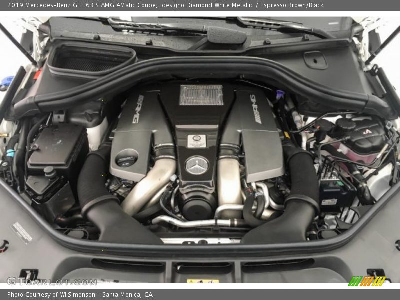  2019 GLE 63 S AMG 4Matic Coupe Engine - 5.5 Liter AMG DI biturbo DOHC 32-Valve VVT V8
