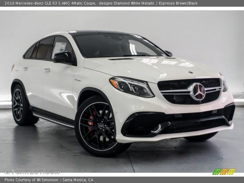 designo Diamond White Metallic / Espresso Brown/Black 2019 Mercedes-Benz GLE 63 S AMG 4Matic Coupe