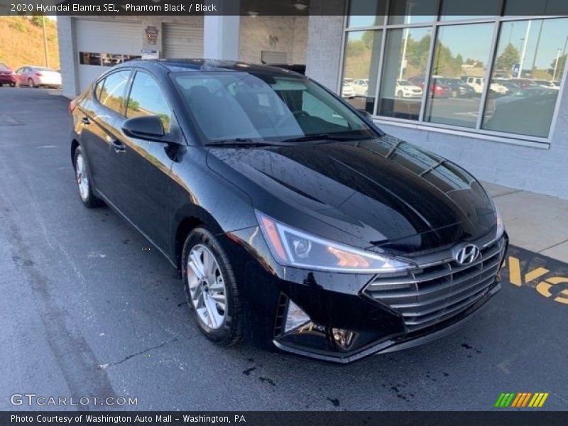 Phantom Black / Black 2020 Hyundai Elantra SEL
