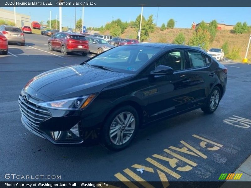 Phantom Black / Black 2020 Hyundai Elantra SEL