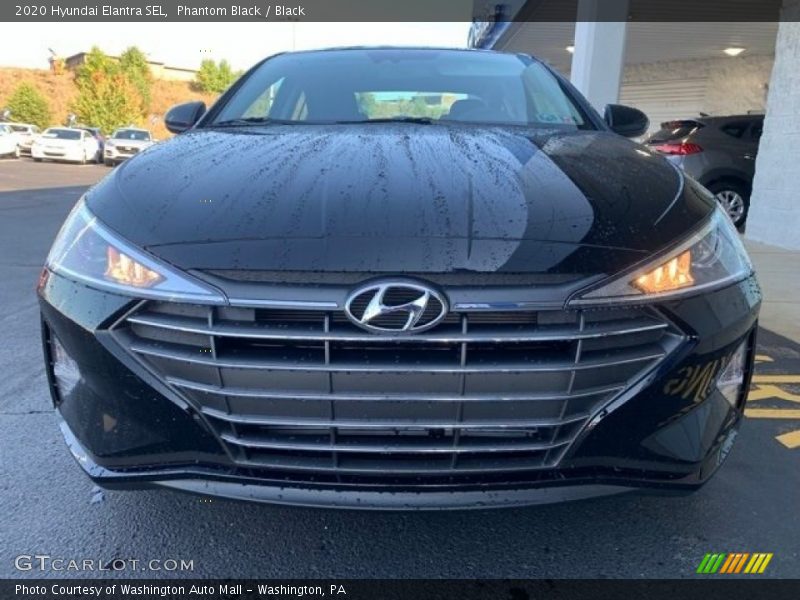 Phantom Black / Black 2020 Hyundai Elantra SEL