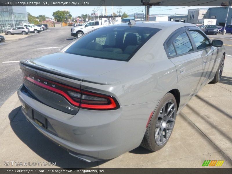 Destroyer Gray / Black 2018 Dodge Charger R/T