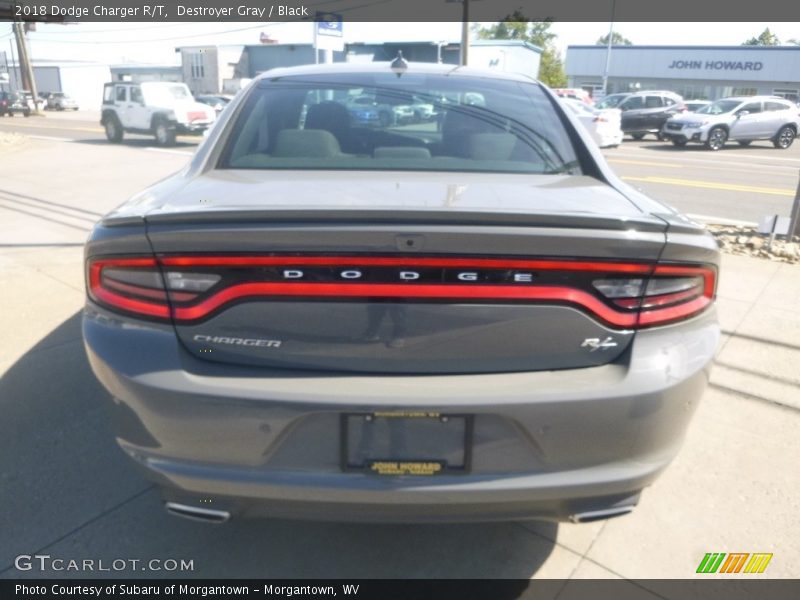 Destroyer Gray / Black 2018 Dodge Charger R/T