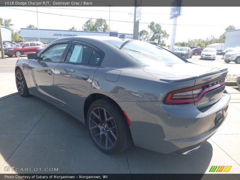 Destroyer Gray / Black 2018 Dodge Charger R/T