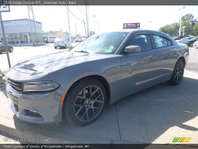 Destroyer Gray / Black 2018 Dodge Charger R/T