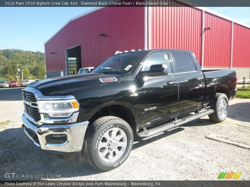 Diamond Black Crystal Pearl / Black/Diesel Gray 2019 Ram 2500 Bighorn Crew Cab 4x4