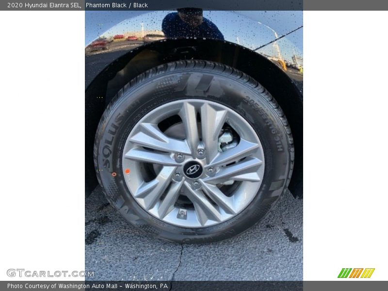 Phantom Black / Black 2020 Hyundai Elantra SEL