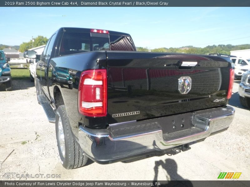 Diamond Black Crystal Pearl / Black/Diesel Gray 2019 Ram 2500 Bighorn Crew Cab 4x4