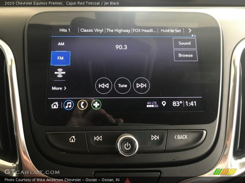 Cajun Red Tintcoat / Jet Black 2020 Chevrolet Equinox Premier