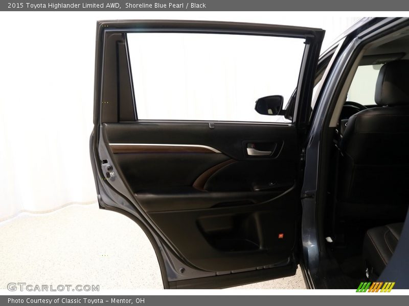 Shoreline Blue Pearl / Black 2015 Toyota Highlander Limited AWD
