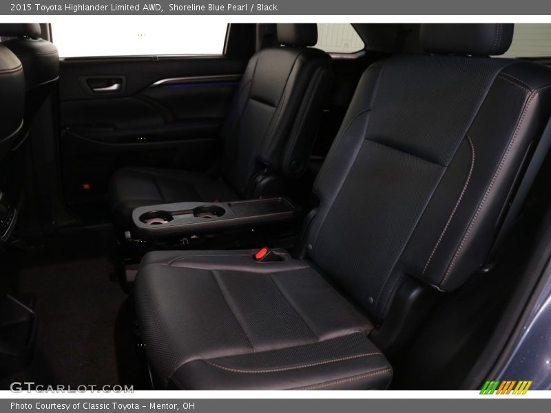 Shoreline Blue Pearl / Black 2015 Toyota Highlander Limited AWD