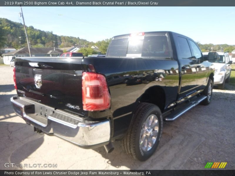 Diamond Black Crystal Pearl / Black/Diesel Gray 2019 Ram 2500 Bighorn Crew Cab 4x4