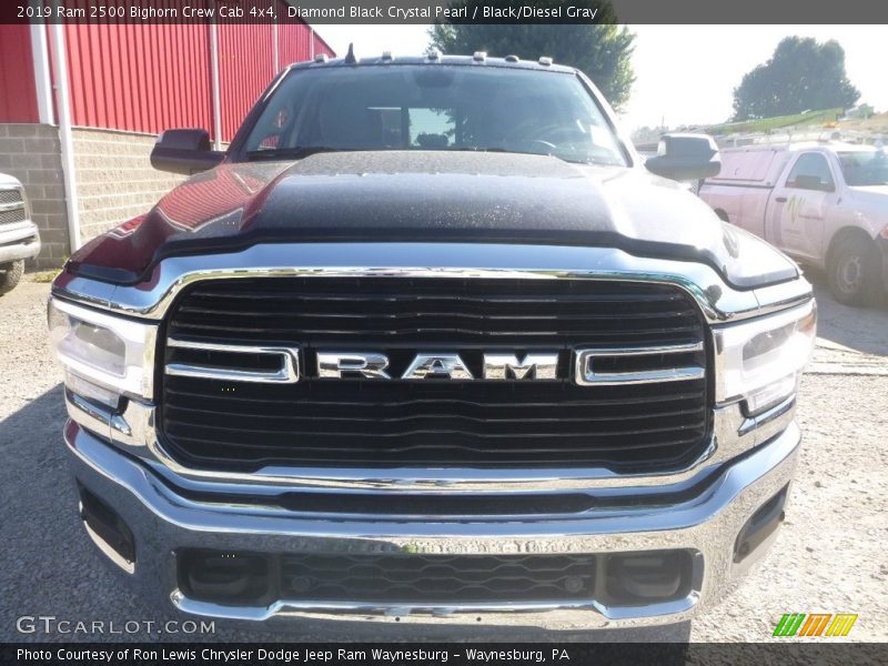 Diamond Black Crystal Pearl / Black/Diesel Gray 2019 Ram 2500 Bighorn Crew Cab 4x4