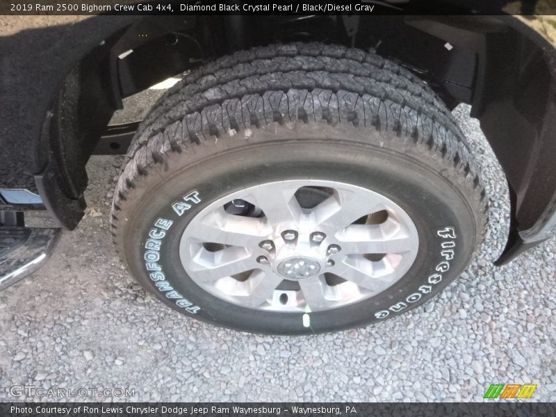 Diamond Black Crystal Pearl / Black/Diesel Gray 2019 Ram 2500 Bighorn Crew Cab 4x4