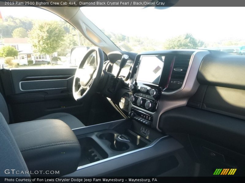 Diamond Black Crystal Pearl / Black/Diesel Gray 2019 Ram 2500 Bighorn Crew Cab 4x4