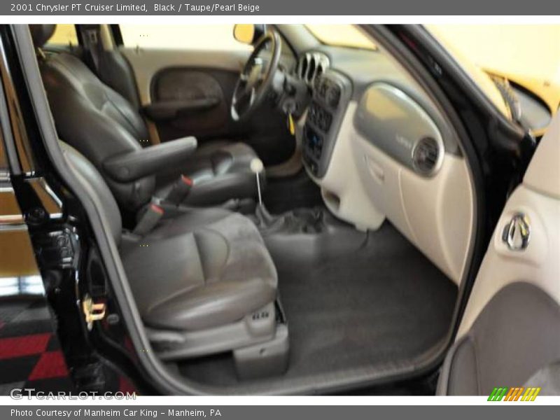 Black / Taupe/Pearl Beige 2001 Chrysler PT Cruiser Limited