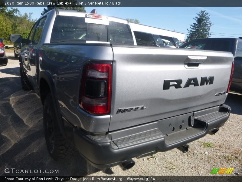 Billet Silver Metallic / Black 2020 Ram 1500 Rebel Crew Cab 4x4