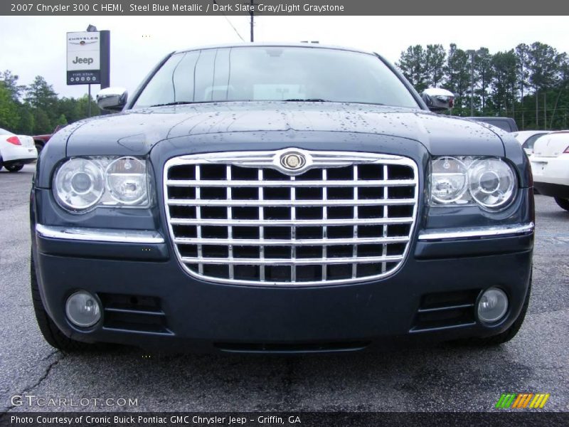Steel Blue Metallic / Dark Slate Gray/Light Graystone 2007 Chrysler 300 C HEMI