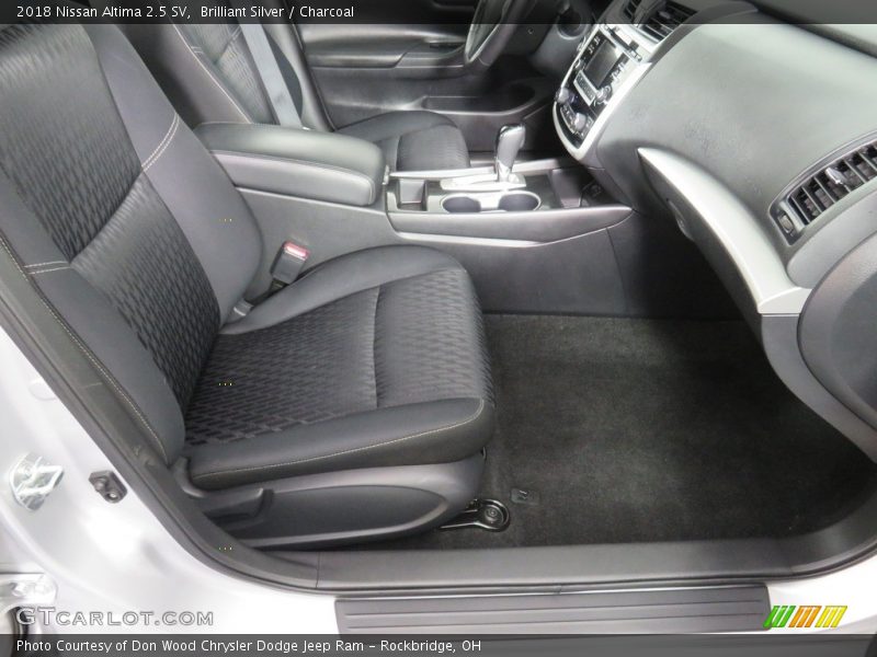 Brilliant Silver / Charcoal 2018 Nissan Altima 2.5 SV