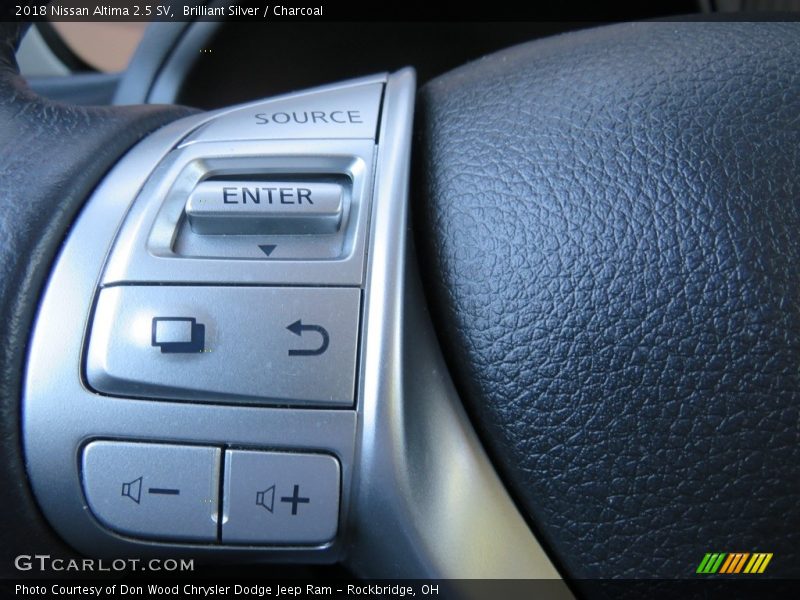 Brilliant Silver / Charcoal 2018 Nissan Altima 2.5 SV