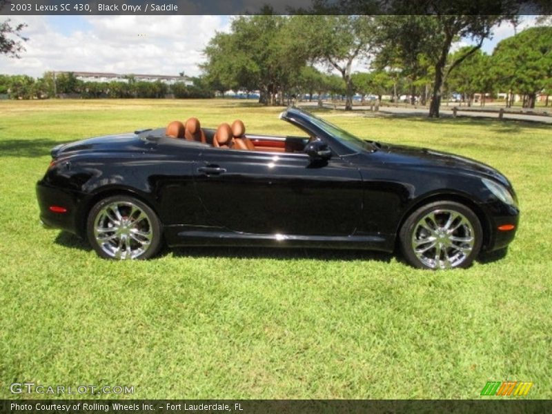 Black Onyx / Saddle 2003 Lexus SC 430