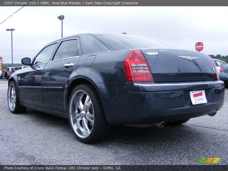 Steel Blue Metallic / Dark Slate Gray/Light Graystone 2007 Chrysler 300 C HEMI