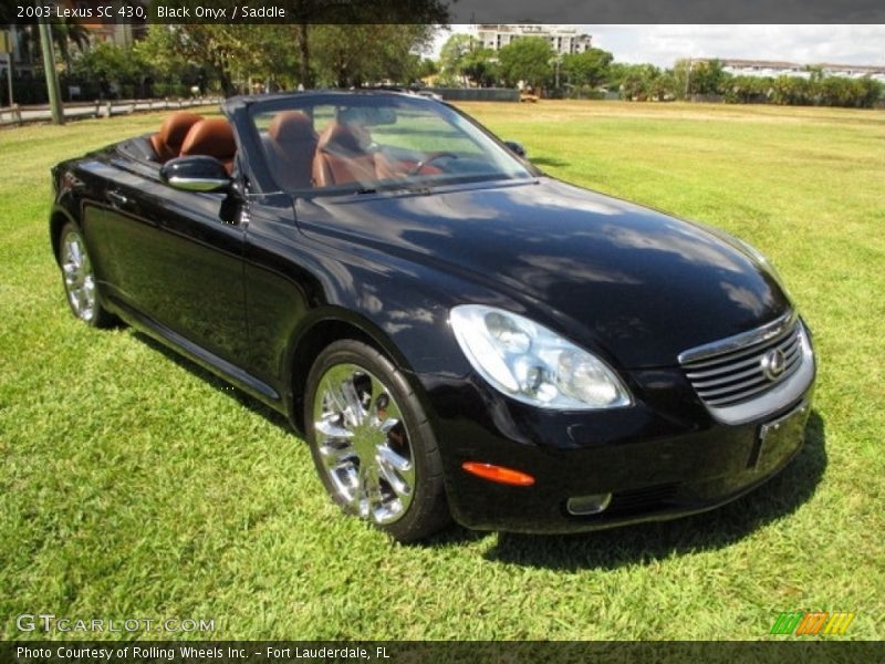 Black Onyx / Saddle 2003 Lexus SC 430
