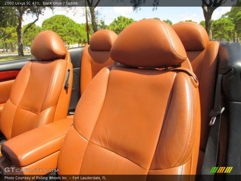 Black Onyx / Saddle 2003 Lexus SC 430