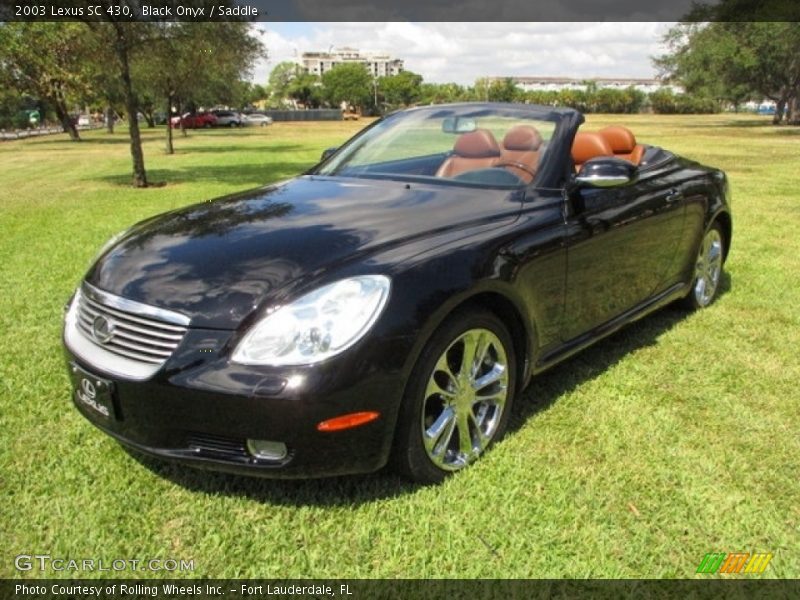 Black Onyx / Saddle 2003 Lexus SC 430