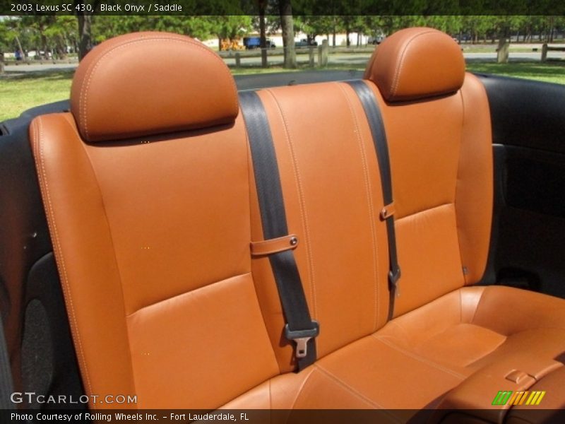Black Onyx / Saddle 2003 Lexus SC 430
