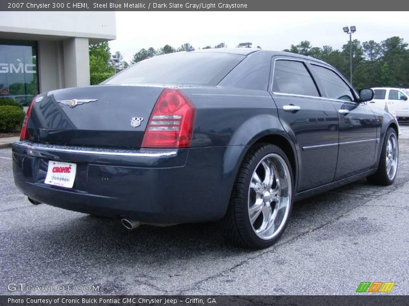 Steel Blue Metallic / Dark Slate Gray/Light Graystone 2007 Chrysler 300 C HEMI