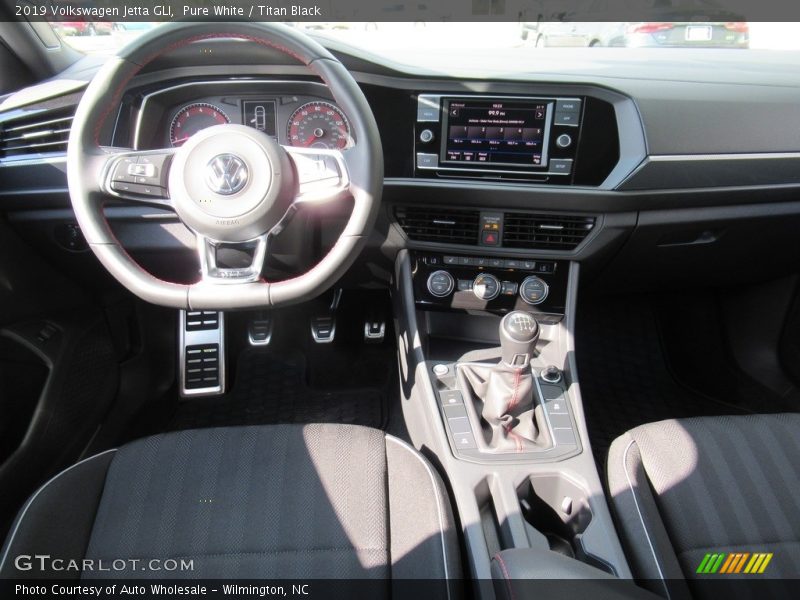 Pure White / Titan Black 2019 Volkswagen Jetta GLI